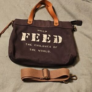 Black and Tan Crossbody Bag